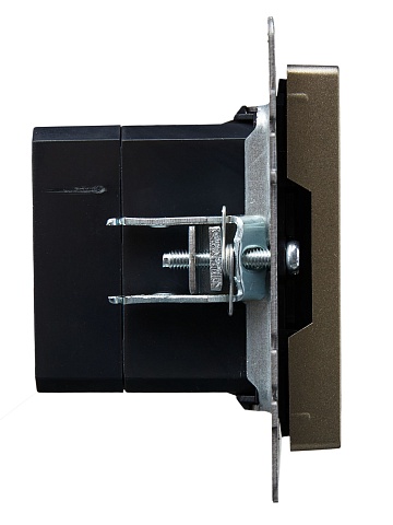 IEK BRITE Роз. USB A+C 18Вт РЮ11-1-БрШ шамп.
