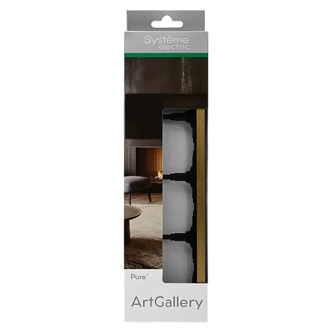 Systeme Electric ArtGallery Pure Металл Латунь Рамка 4-ая