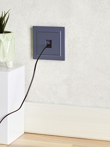 IEK BRITE Розетка компьютерная RJ45 кат.5E РК10-БрМ маренго