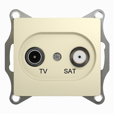 SE Glossa Беж Розетка TV-SAT оконечная 1DB