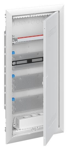 ABB STJ Шкаф мультимедийный с дверью с радиопрозрачной вставкой UK648MW (4 ряда)