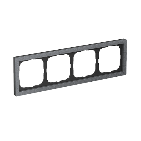 Systeme Electric ArtGallery Pure Камень Графит Рамка 4-ая