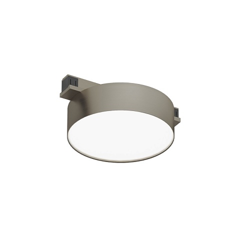 Denkirs DK5762-DN Светильник для трека SHINE FLOW со светодиодом, D95*H28, 48V DC, 8W, RA≥90, 3000K, IP20, темный никель, алюминий