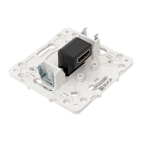 EKF Стокгольм Механизм розетки HDMI белый.