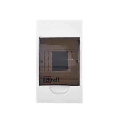 Dekraft Корпус пластиковый навесной 4 мод. IP41 ЩРН-П-4