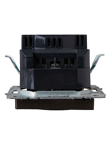 IEK BRITE Роз. с з/к/ш 16А с USB A+C 18Вт РЮш11-1-БрТБ бр.