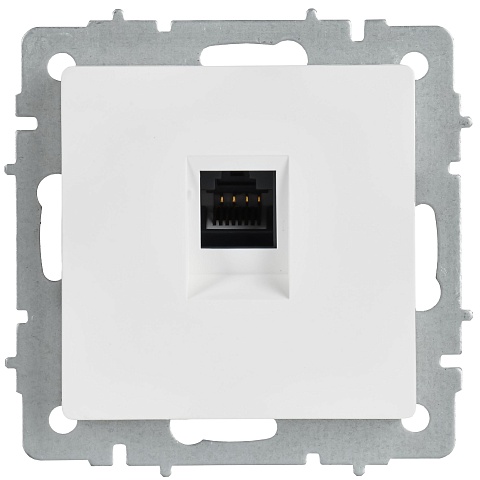 IEK BRITE Роз. комп. RJ45 кат.6 РК11-БрАБ а/б
