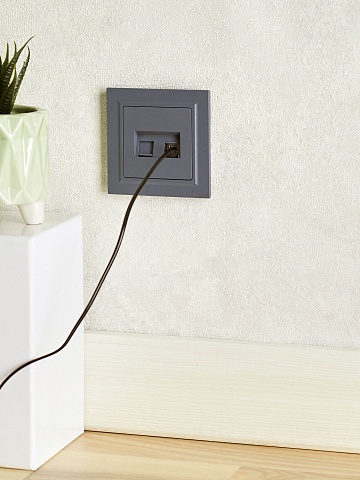 IEK BRITE Розетка компьютерная двойная RJ45 кат.5E РК10-2-БрМ маренго