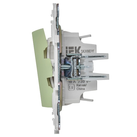 IEK SKANDY Мятный Выключатель жалюзи 10А SK-V12G