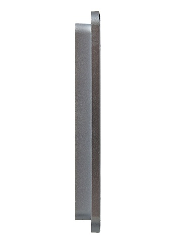 IEK BRITE DECOR Алюминий металл. скругл.угол Рамка 4-м РУ-4-1-Бр RE