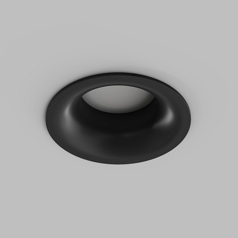 Denkirs DK3124-BK Встраиваемый влагозащищенный светильник KIBEK, IP65, 15 Вт, GU5.3, LED, черный, пластик