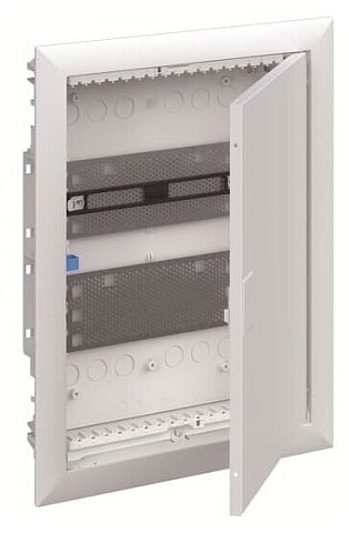 ABB UK620MVB Шкаф мультимедийный с дверью с вентиляционными отверстиями и DIN-рейкой (2 ряда) без розетки
