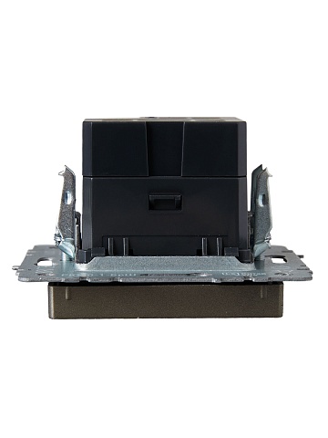 IEK BRITE Роз. USB A+C 18Вт РЮ11-1-БрШ шамп.