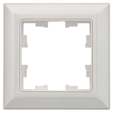 IEK BRITE DECOR Белый 3D-форма Рамка 1-м РУ-1-Бр