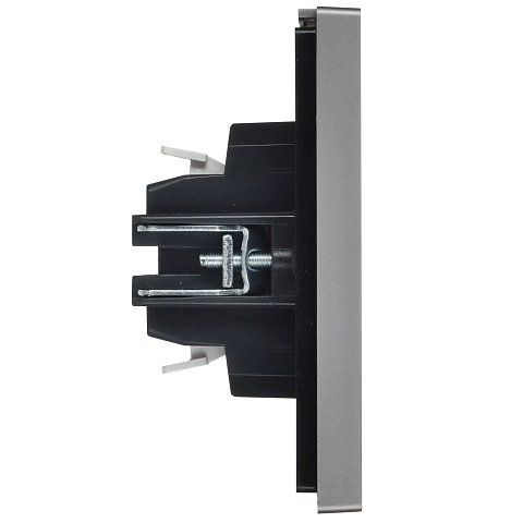 IEK FORTE&PIANO Сталь Выключатель жалюзи 10А FP511