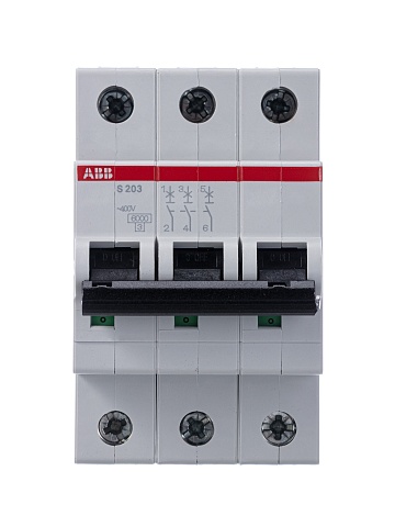 ABB S203 C100 Выключатель автоматический 3-полюсной