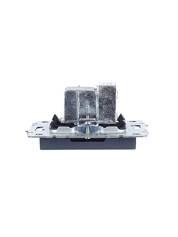 IEK BRITE Розетка TV проходная РТВ10-0-БрМ маренго