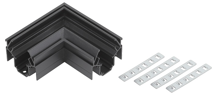 ЭРА Коннектор TRM-PC20-CC BK для магнитного шинопровода угловой черный для системы NOVA