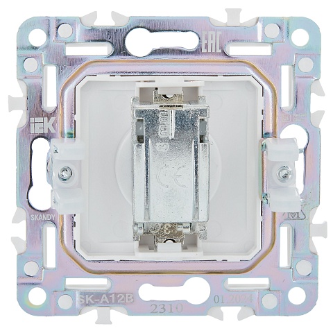 IEK SKANDY Бежевый Розетка TV оконечная SK-A12B