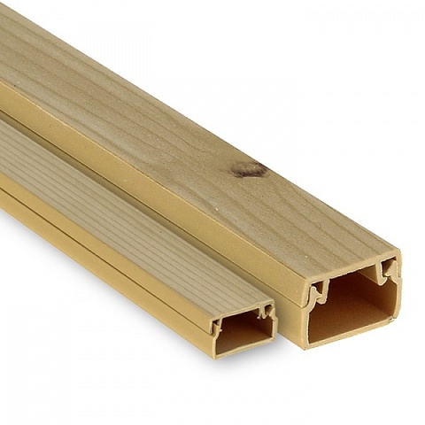 EKF PROxima Канал кабельный под светлое дерево (100х40) (24м.)