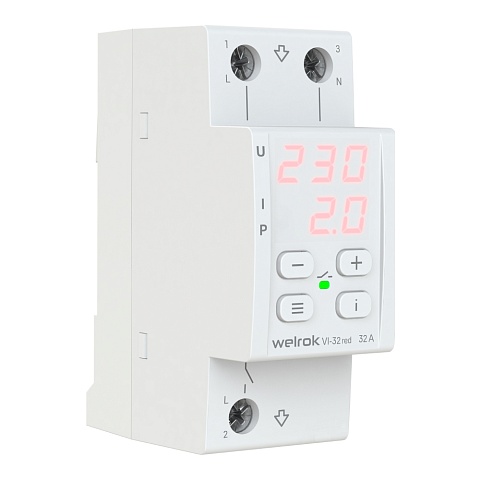Welrok VI-32 red Реле напряжения с контролем тока