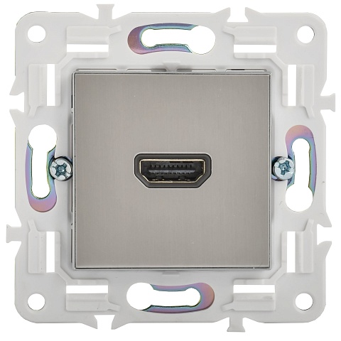 IEK SKANDY Никель Розетка HDMI SK-H01N