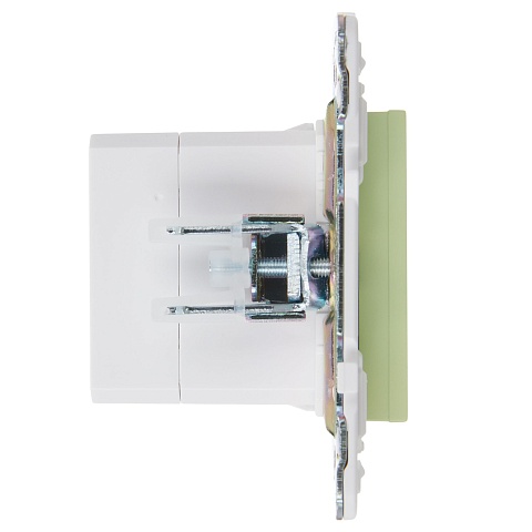 IEK SKANDY Мятный Розетка USB A+C 18Вт SK-R13G
