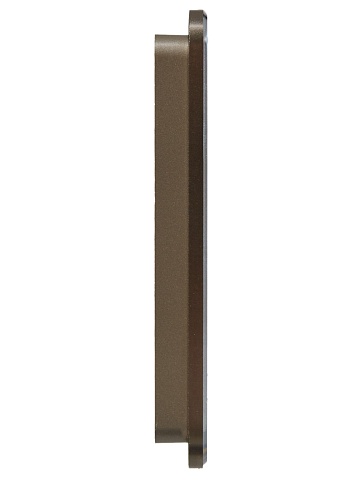 IEK BRITE DECOR Латунь металл. скругл.угол Рамка 2-м РУ-2-1-Бр RE