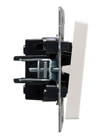 IEK BRITE BASE Жемчуг Выключ. 1-кл. прох. с инд. 10А ВС10-1-7-БрЖ