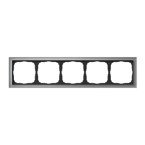 Systeme Electric ArtGallery Pure Органическое стекло Алюминий Рамка 5-ая