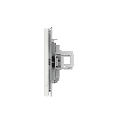DKC KANT Компьютерная розетка RJ-45 без шторки, кат.5е одинарная, белый песок