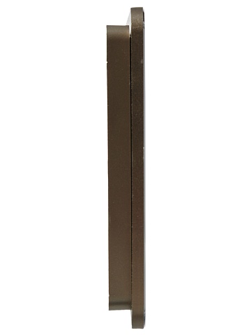 IEK BRITE DECOR Латунь металл. скругл.угол Рамка 4-м РУ-4-1-Бр RE