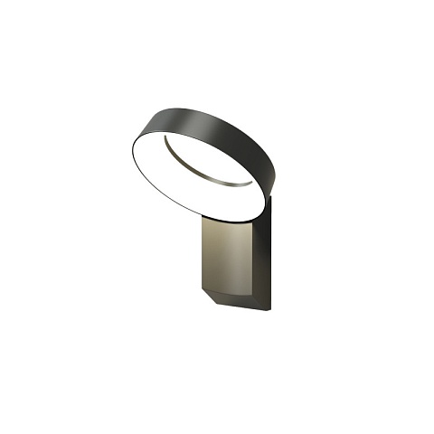 Denkirs DK9712-BK Настенный светодиодный уличный светильник SANVIK, IP65, 12 Вт, 3000К, черный, алюминий