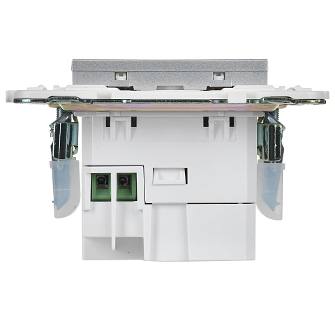 IEK SKANDY Серебряный Розетка USB A+C 3,1А SK-R14S