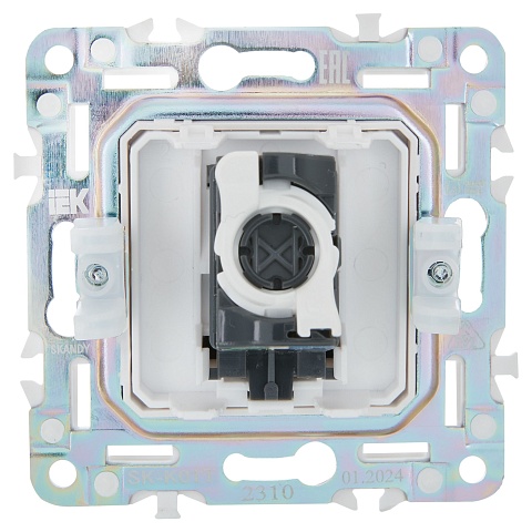 IEK SKANDY Титан Розетка компьютерная RJ45 кат.5E SK-K01T