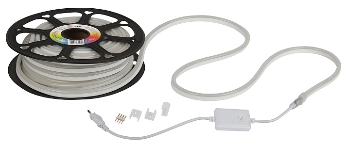 ЭРА Светодиодная неоновая лента N5050-72-IP67-220V-20m-RGB многоцветный