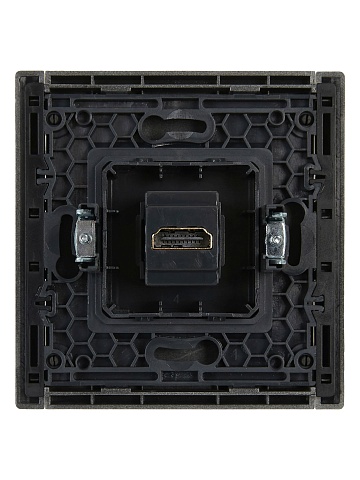 IEK FORTE&PIANO Сталь Розетка HDMI FP540