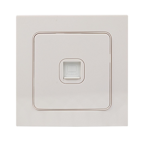 EKF PROxima Стокгольм Белый Розетка RJ-45