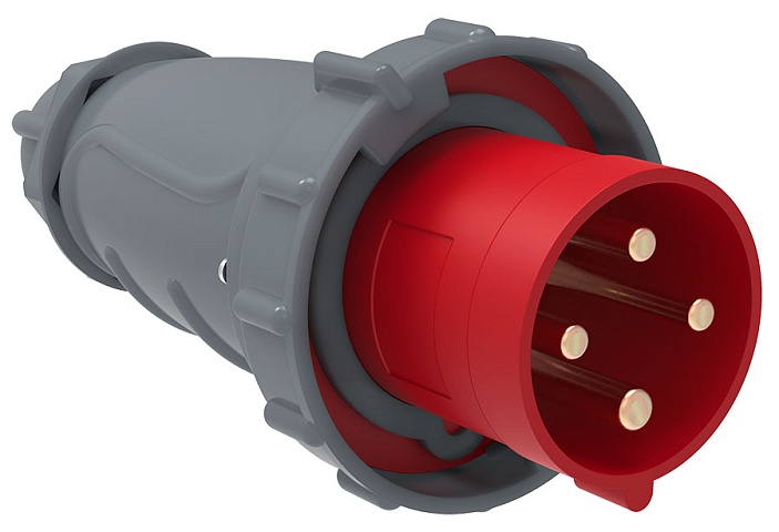 IEK Вилка переносная ССИ-034 63А-6ч/380-415В 3Р+РЕ IP67 MAGNUM