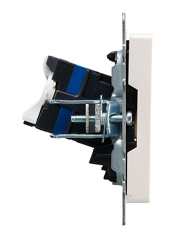 IEK BRITE BASE Жемчуг Розетка комп. RJ45 кат.6 РК11-БрЖ