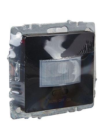 IEK BRITE BASE Черный Датчик движения ДС10-1-БрЧ