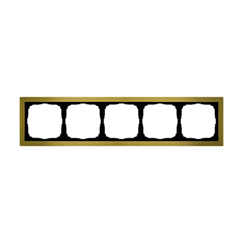 Systeme Electric ArtGallery Pure Металл Золото Рамка 5-ая