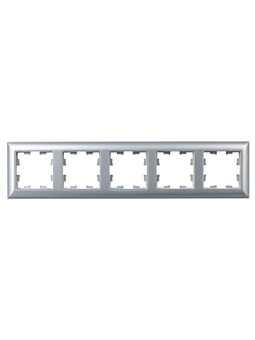 IEK BRITE DECOR Алюминий 3D-форма Рамка 5-м РУ-5-Бр