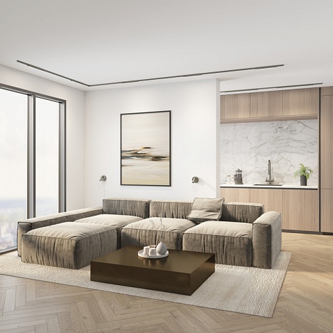 Denkirs DK5752-DN Светильник для трека SHINE LINEAR со светодиодом, L601*W19*H27, 48V DC, 24W, RA≥90, 3000K, IP20, темный никель, алюминий