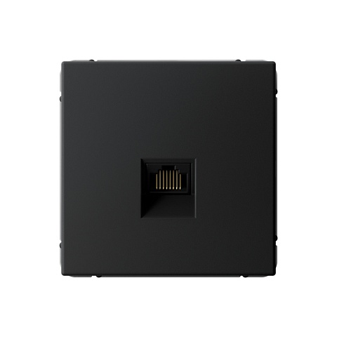 Systeme Electric ArtGallery Карбон Розетка компьютерная RJ45, кат. 5е, механизм