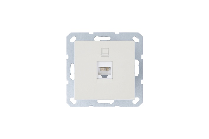 Jasmart G Слоновая кость Розетка RJ45
