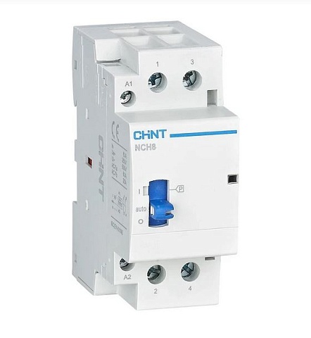 CHINT Контактор модульный с ручн. упр. NCH8-40M/20 AC220-240V 50/60Гц (R)