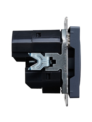 IEK BRITE Роз. с з/к/ш 16А с USB A+C 18Вт РЮш11-1-БрМ мар.