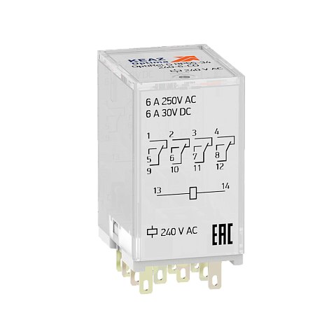 КЭАЗ Реле промежуточное OptiRel G RP55-34-110-6-CO/TI