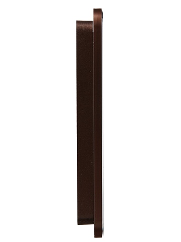 IEK BRITE DECOR Коричневый металл. скругл.угол Рамка 3-мест. РУ-3-1-Бр RE AL